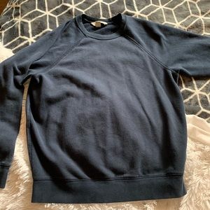 navy blue crew neck